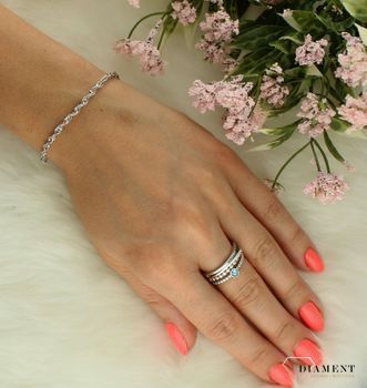 Bransoletka srebrna 925 splot singapur 3 mm rodowana DIA-BRA-2088R-60-925 3mm (2).jpg